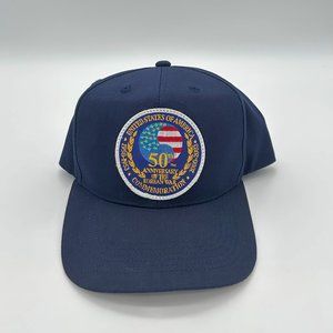 50th ANNIVERSARY OF THE KOREAN WAR Snapback Hat MADE IN USA